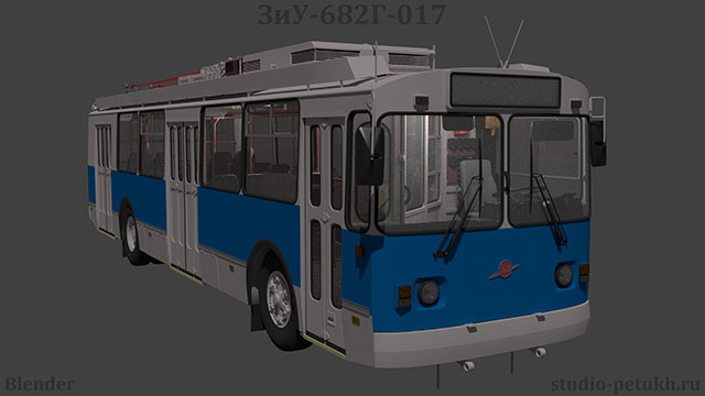 3D модель ЗиУ-682Г-017 3D модель ЗиУ-682Г-017